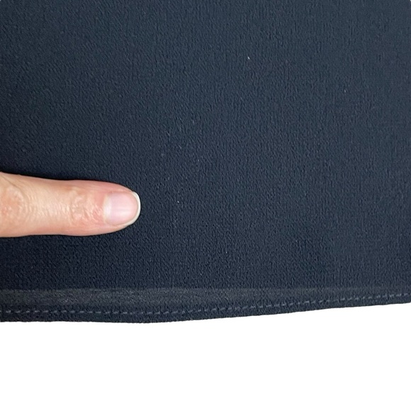 JS Collections Maxi Skirt Women 16 Black Formal Layered Chiffon Double Side Slit - Picture 15 of 16